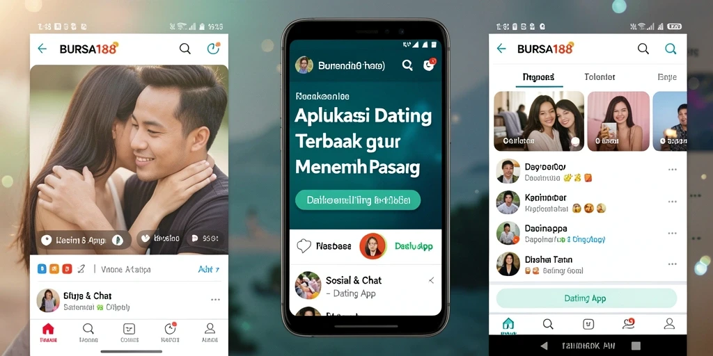 Antarmuka BURSA188 yang modern dan intuitif untuk kencan online.