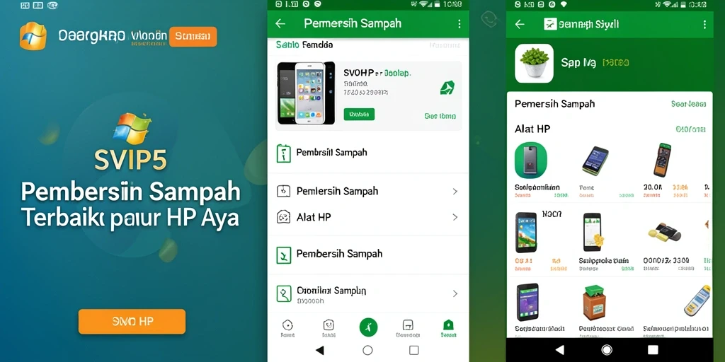 Antarmuka pengguna yang intuitif dan bersih dari SVIP5.
